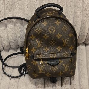 Louis Vuitton Brown and Gold Monogram Bag